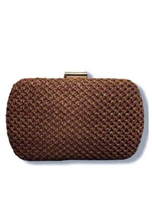 bohemian τσαντάκι clutch Ellie coffee