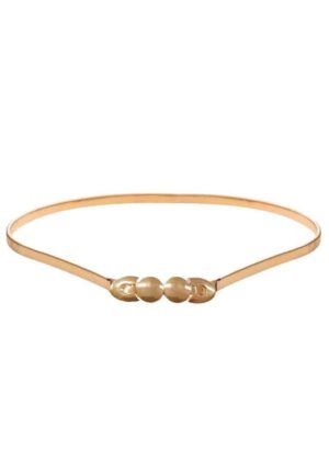 gold metal elastic belt Feni