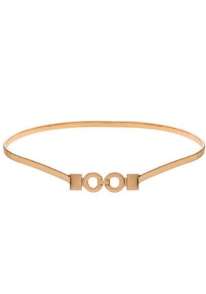 gold metal elastic mini circles ζώνη