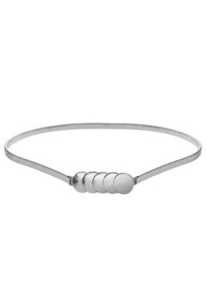 silver metal elastic belt Quadra