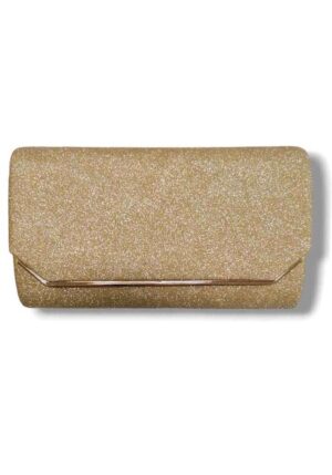 vintage τσαντάκι glitter West gold