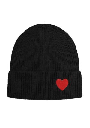 σκούφος beanie heart black