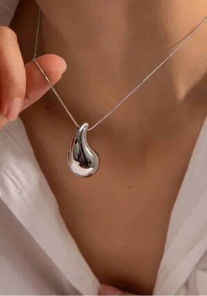 κολιέ ατσάλι Stagona silver