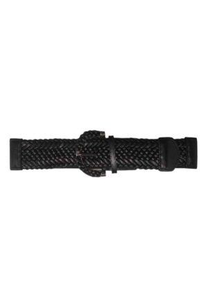 bohemian ελαστική πλεκτή ζώνη Plait black