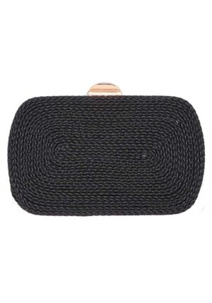 boho luxe τσαντάκι Rope black