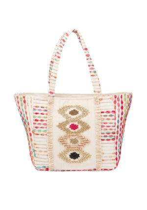 boho τσάντα ώμου canva Peruvian