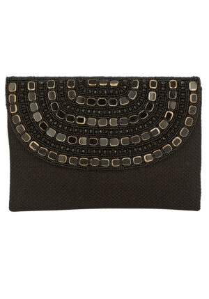 boho luxe τσάντα φάκελος Zizi black