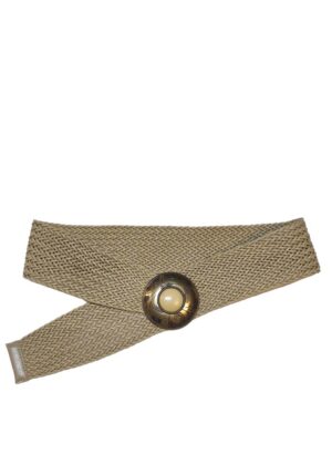 boho πλεκτή ζώνη Monica beige