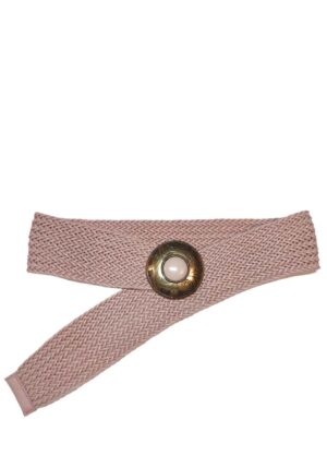 boho πλεκτή ζώνη Monica nude