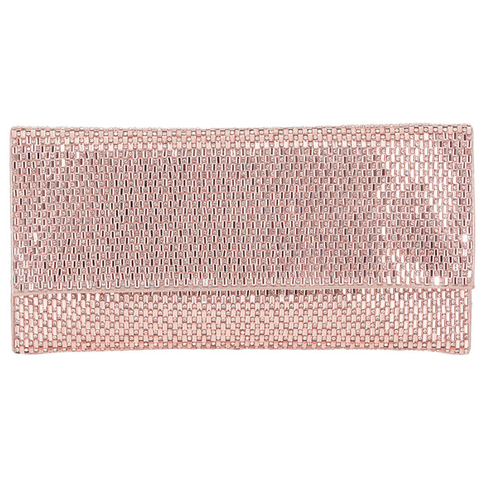vintage glam φάκελος κρύσταλλα Crystals rose gold