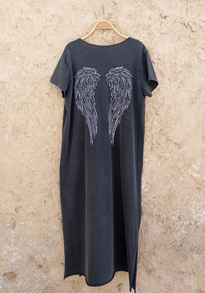 casual φόρεμα Angel ανθρακί