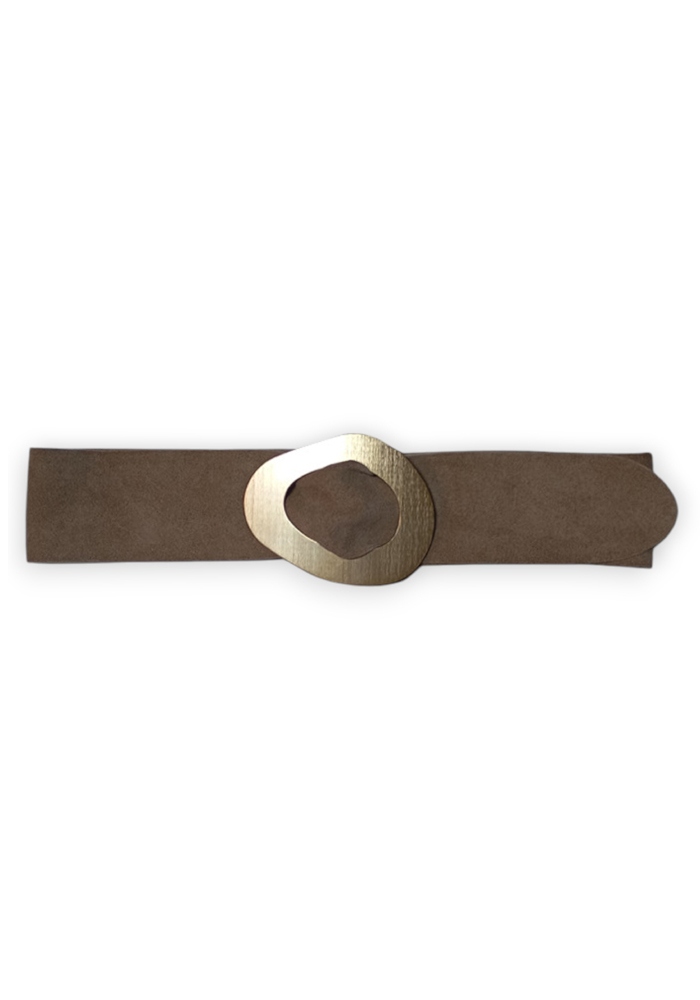 real leather suede ζώνη Zeta πούρο