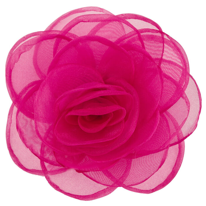 vintage μπουτονιέρα λουλούδι Rose φούξια