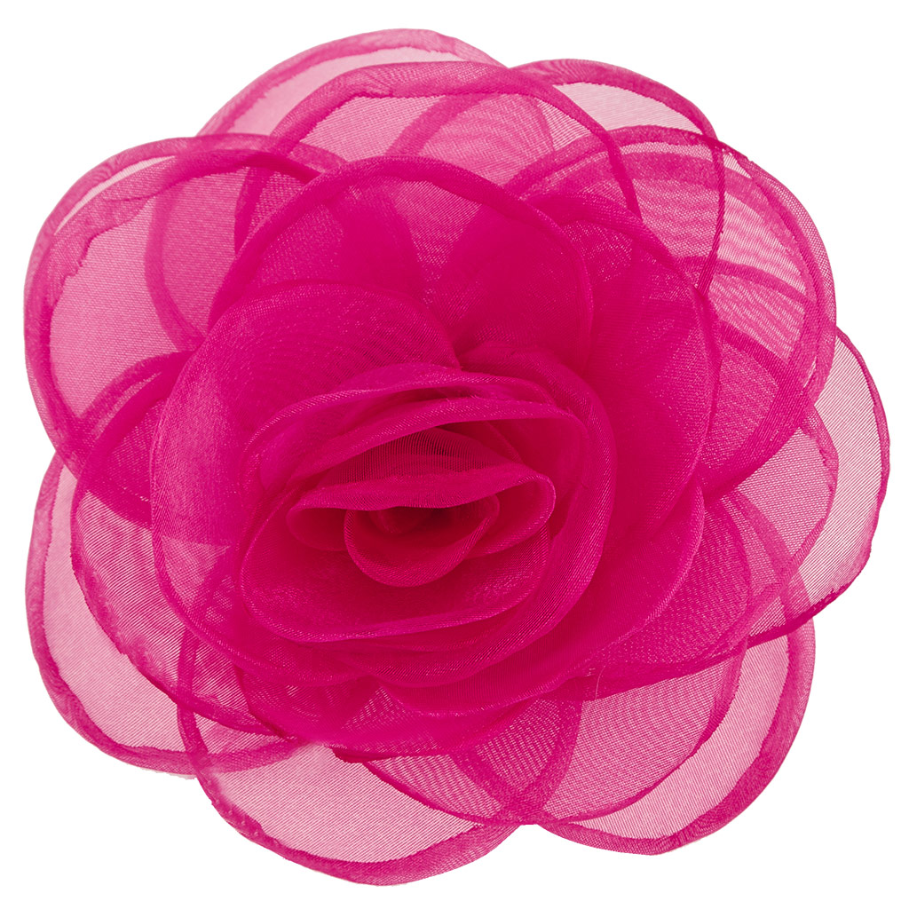 vintage μπουτονιέρα λουλούδι Rose φούξια
