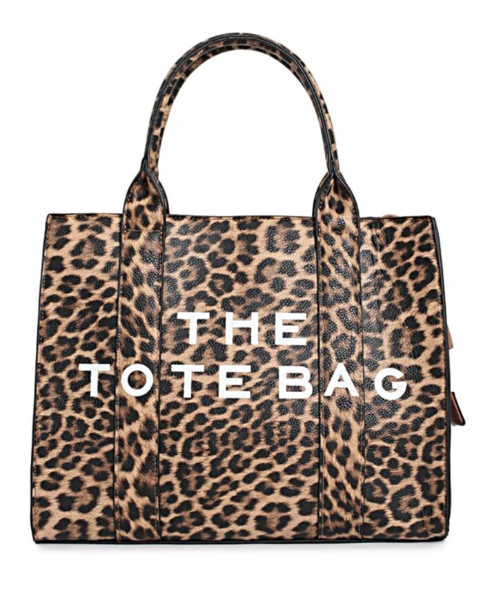 the tote bag λεοπάρ μπεζ
