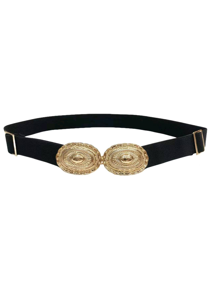 boho διπλή ελαστική ζώνη Adjust μαύρο