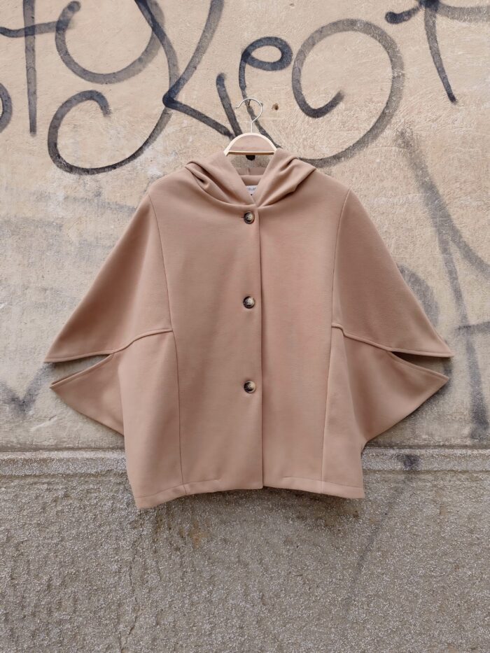 vintage 60s κάπα τσόχα Piccadilly μπεζ