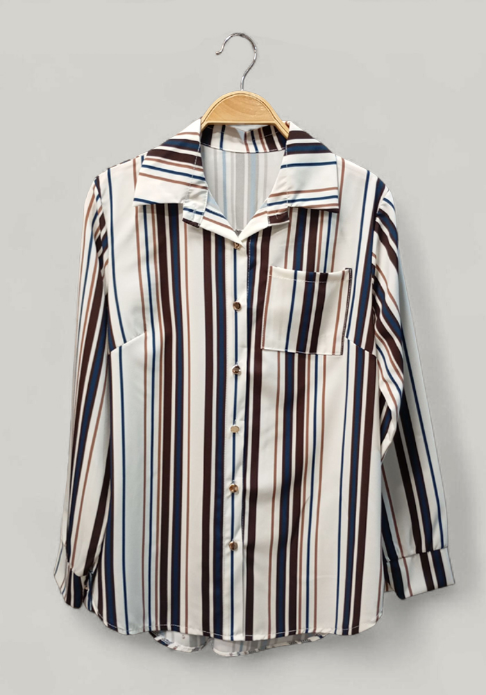 vintage πουκάμισο Stripe
