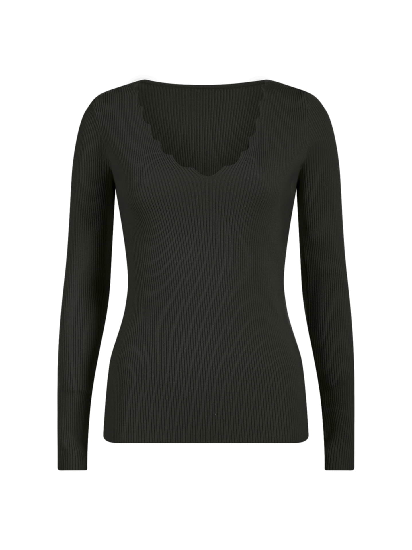 chic rib πλεκτό Scale μαύρο