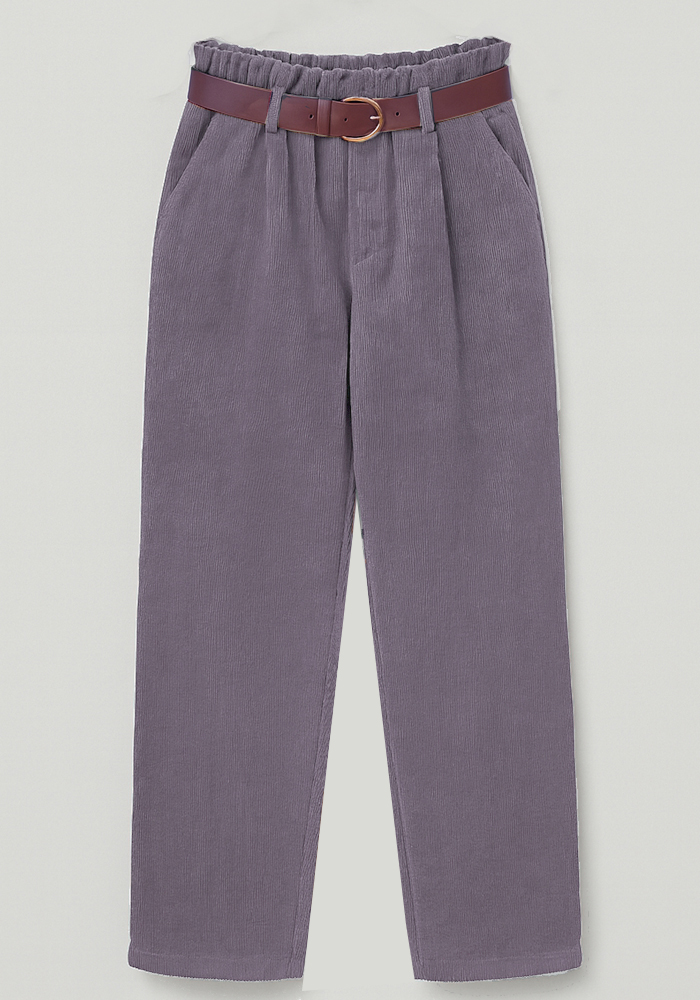 casual ελαστικό βελουτέ κοτλέ παντελόνι Jerry γκρι