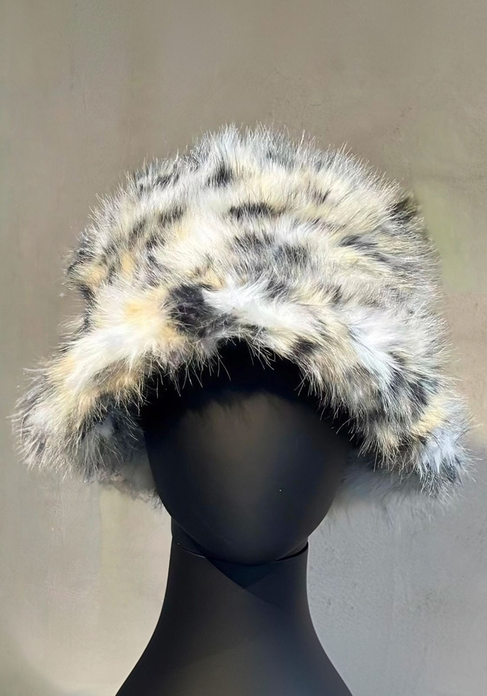 γούνινο bucket καπέλο Cheetah