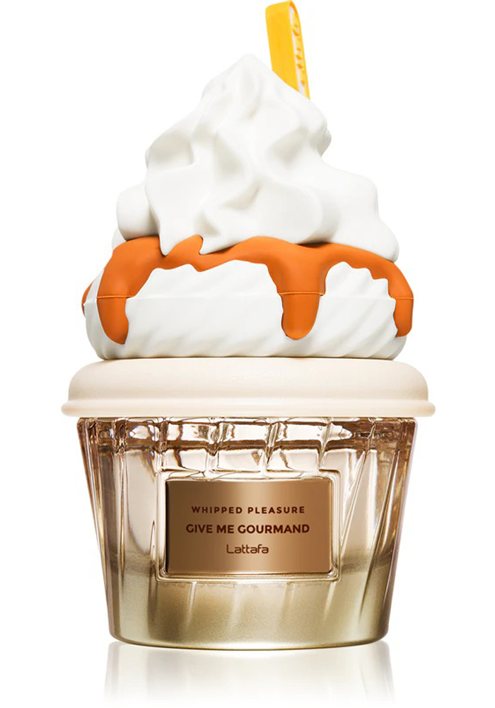 Άρωμα Latafa Whipped Pleasure – μπουκάλι σε σχήμα παγωτού με καραμέλα και σαντιγί, Eau de Parfum 75ml