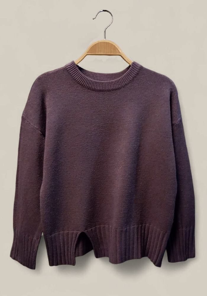 cosy καθημερινό πλεκτό Kira καφέ