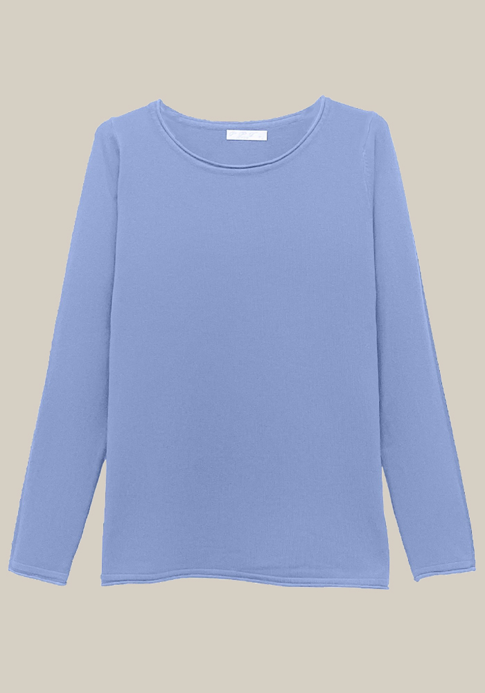 basic απλό πλεκτό Terry σιέλ