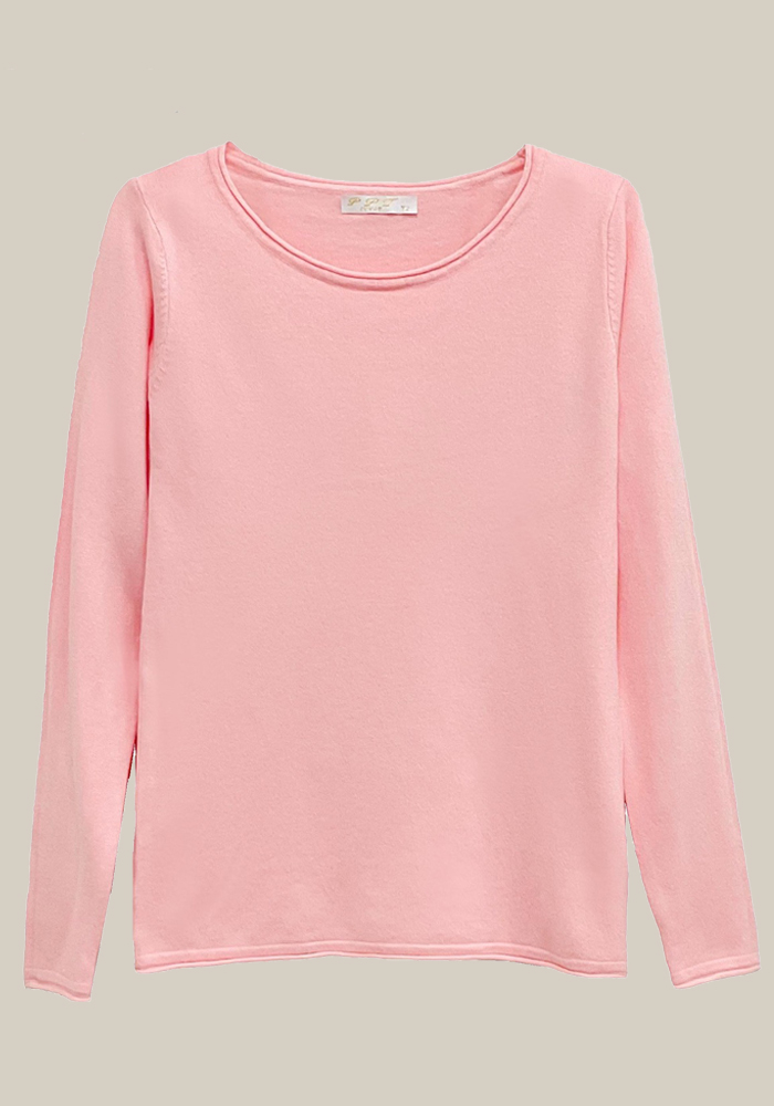 PerfectDress.gr basic απλό πλεκτό Terry ροζ