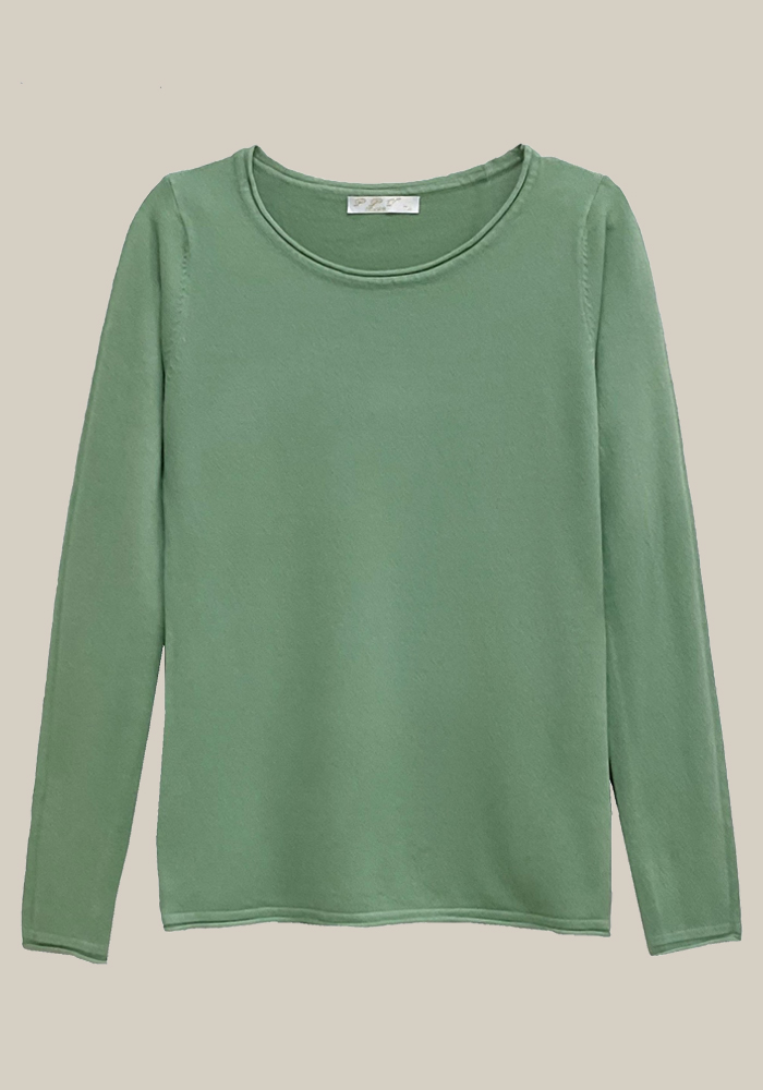 basic απλό πλεκτό Terry φυστικί