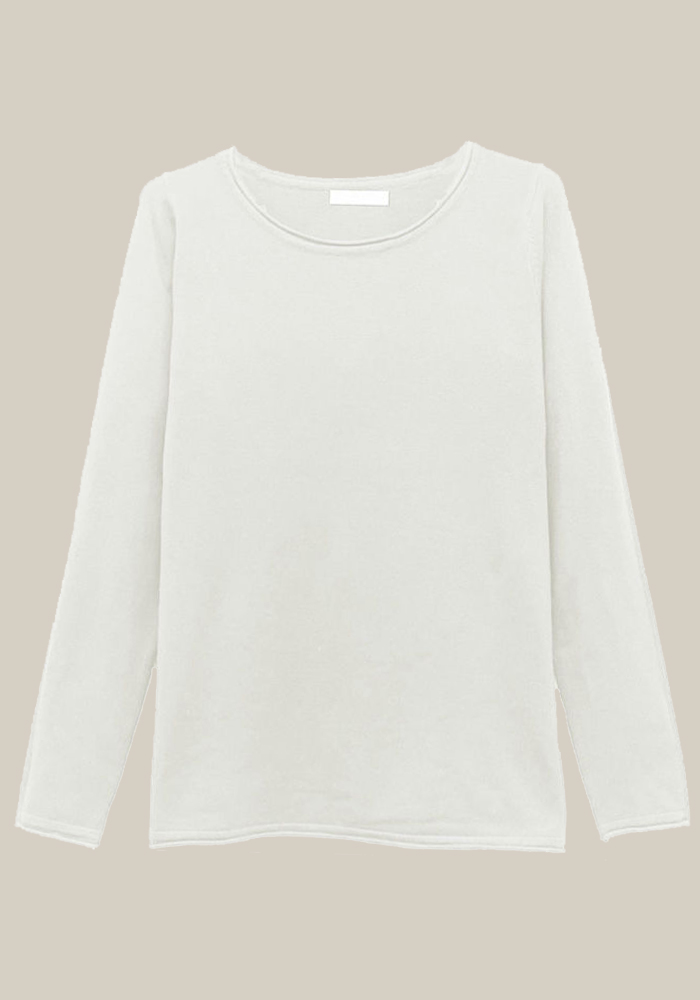 basic απλό πλεκτό Terry λευκό