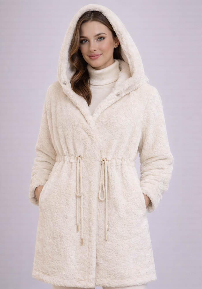 casual γούνα faux fur Helsinki cream