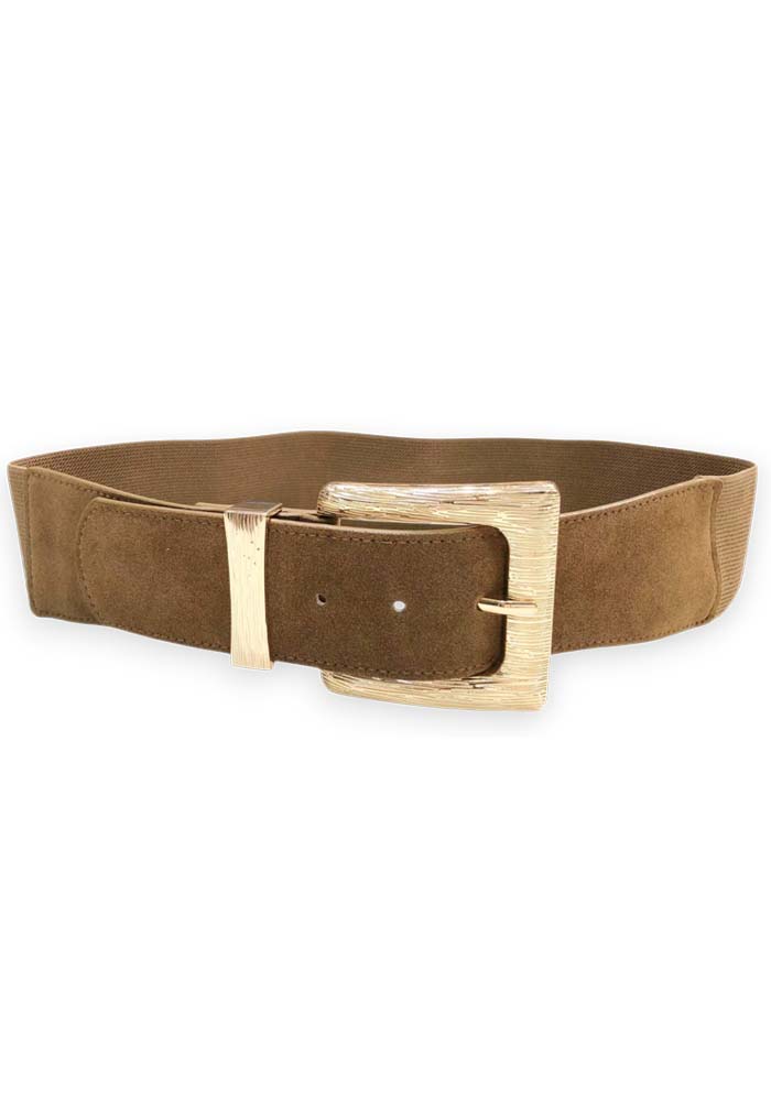 suede ελαστική ζώνη Amy κάμελ