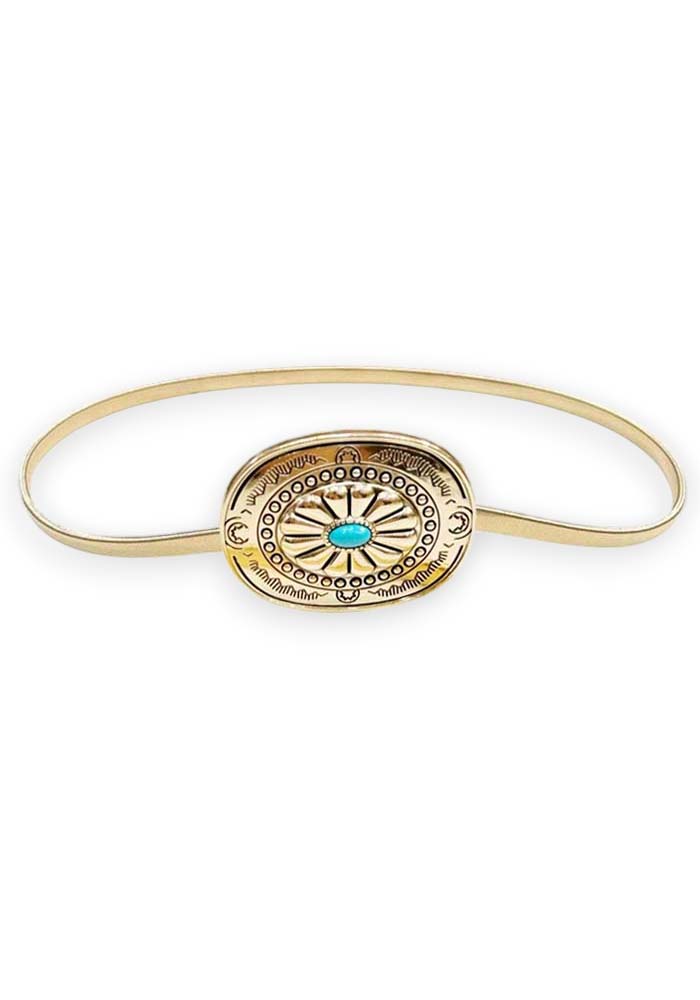 boho chic ελαστική ζώνη Melissa χρυσό