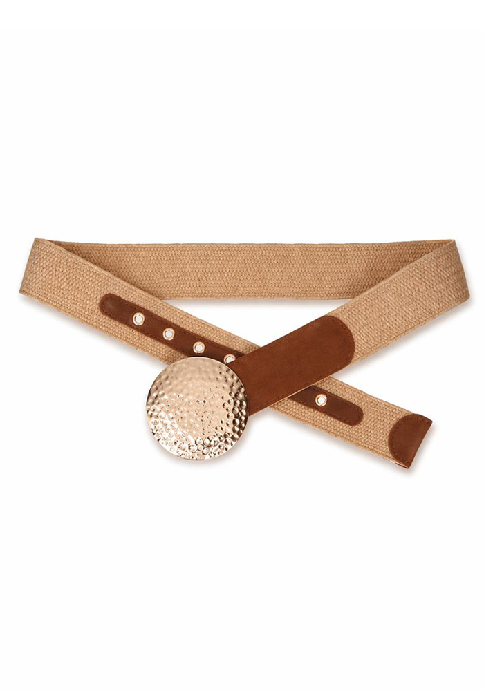 boho ελαστική ζώνη Eira μπεζ