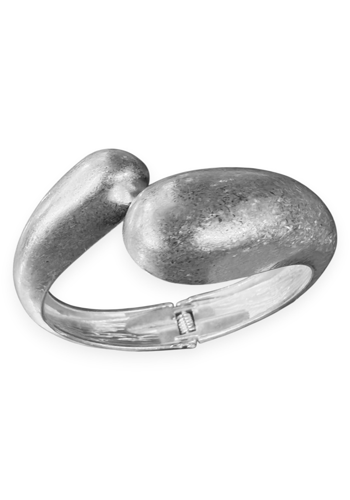 statement ανοιγόμενο βραχιόλι Iris ασημί