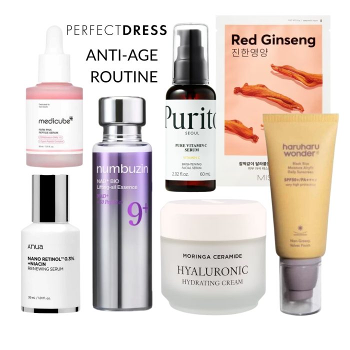 Korean Anti-Age Routine Set – Firm & Glow