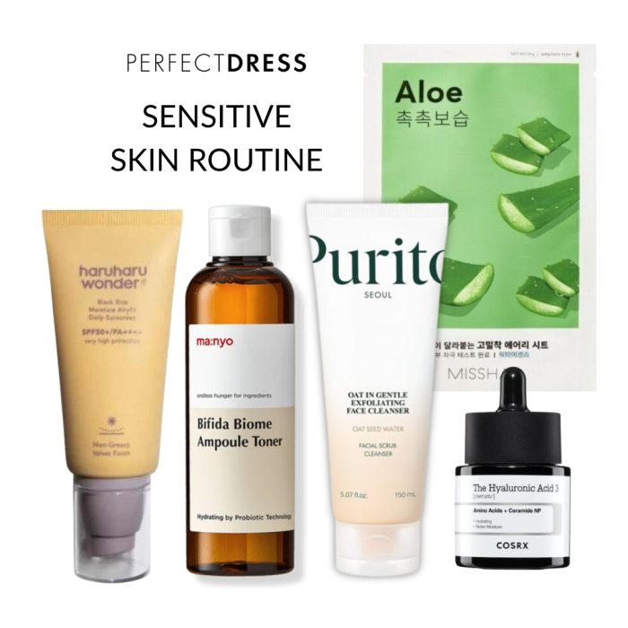 Korean Calm Barrier Routine – Sensitive Skin