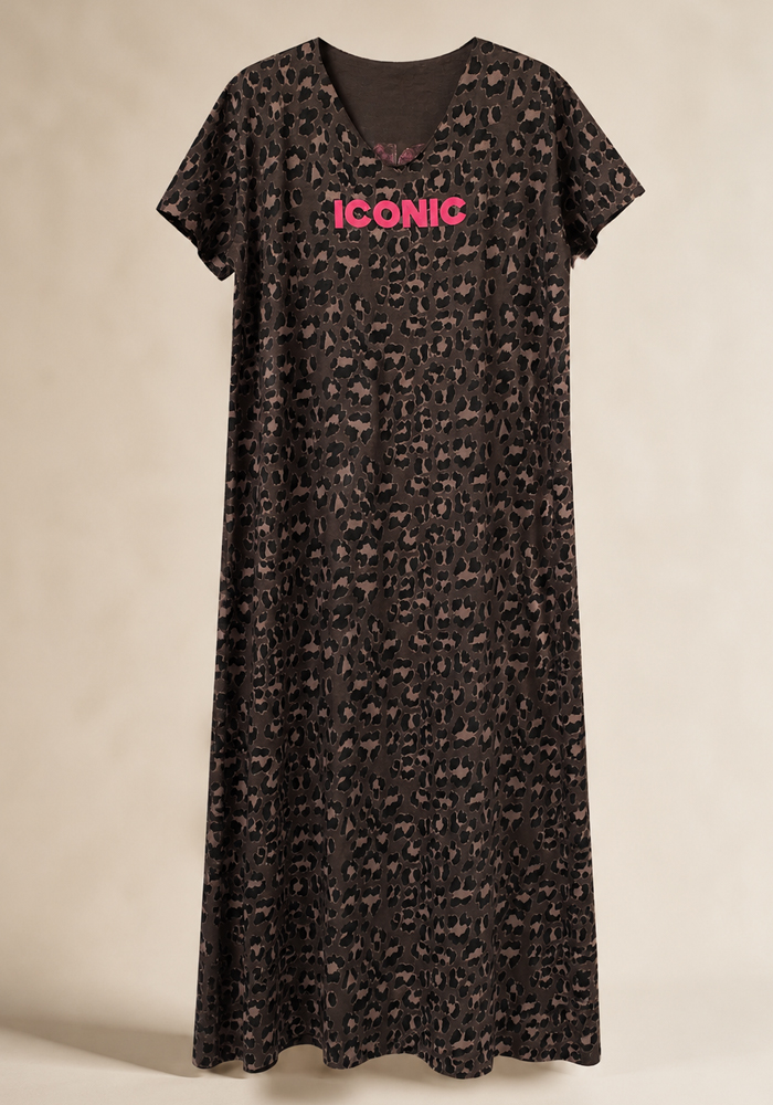 PerfectDress.gr casual λεοπάρ cotton φόρεμα Iconic - 4
