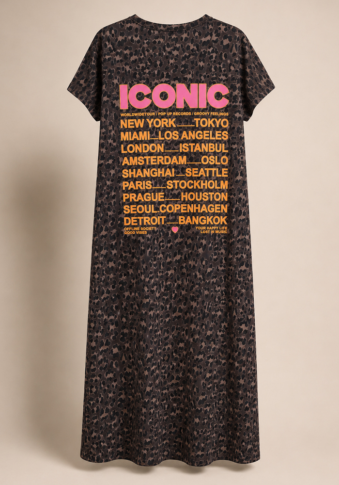 PerfectDress.gr casual λεοπάρ cotton φόρεμα Iconic - 5